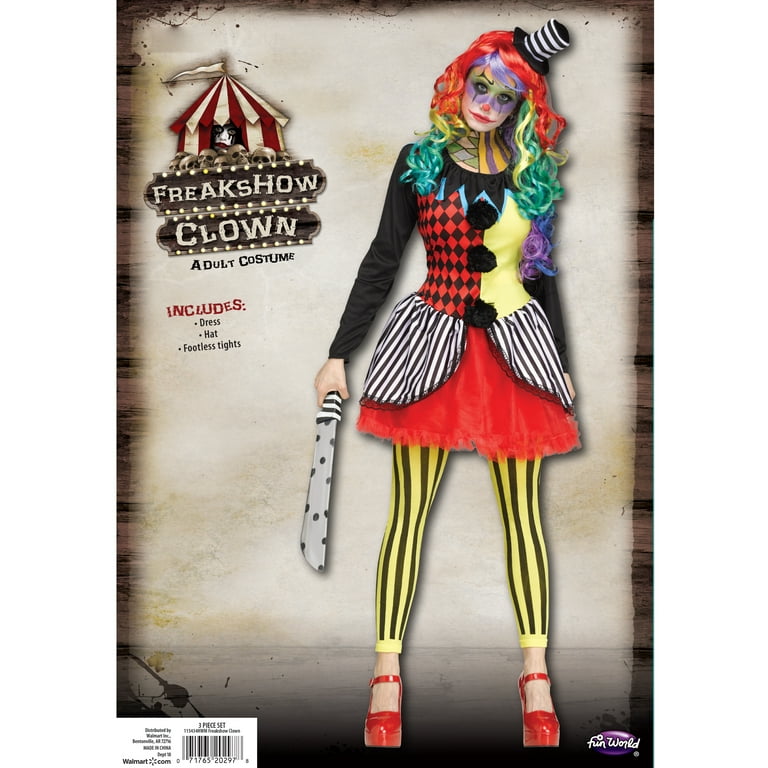 Creepy Clown Leggings Adult Multi Creepy Clown Leggings Adult Multi