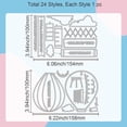 thumbnail image 6 of 2 Sets 24Pcs 3D Hot Air Balloon Cutting Dies for Card Making Fire Balloon Carbon Steel Embossing Stencils Template, 6 of 7