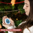 thumbnail image 2 of 3drose, Wildlife Budgie, Circle Porcelain Ornament, 2 of 7