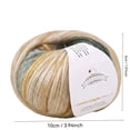 thumbnail image 2 of 1Pc Hand Knitted Mohair Colorful Yarn - Soft Warm Crochet Yarn For Diy Crafts, Scarves, Hats, Amigurumi, Knitting Projects - Ideal For Beginners & Enthusiasts, 2 of 5