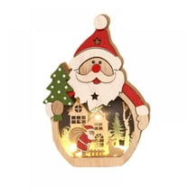 UYUH Christmas Wood Ornaments Animated Rotating Musical Box with Snowman Design, Festive Table Decor, Holiday Gift for Home, Xmas Tree, and Indoor Decorations