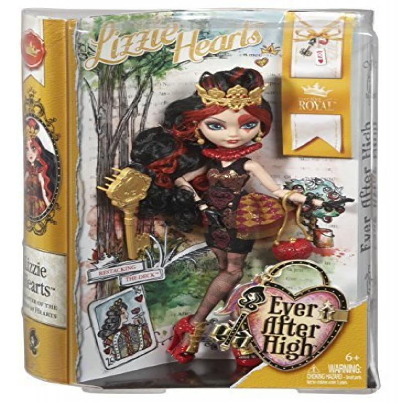 ever after high doll lizzie hearts