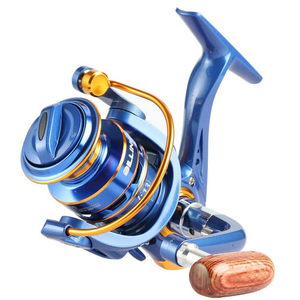 Folding Handle Spinning Fishing Reel 13 Ball Bearings 8kg 5.2/1 Gear Ratio  Sea Fishing Reel Metal Spool 