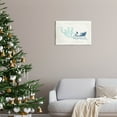 thumbnail image 2 of Seahorse Santa Sled Nautical Christmas Holiday Graphic Art Unframed Art Print Wall Art, 2 of 6