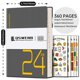 thumbnail image 2 of 2024 Journal Notebook, 360 Pages Hardcover Leather Notebook for Women Men, 5.7x8.3Inch, 2 of 5