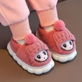 thumbnail image 6 of JAJAHO Winter Cozy Kids Slippers Toddler Plush Indoor Shoes Closed Back Warm House Footwear For Boys Girls 1-11 Years Cute Comfort Slippers, 6 of 6