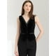thumbnail image 4 of Chaleco Retro de Terciopelo Allegra K Cuello En V Sin Mangas Racerback Steampunk Negro S, 4 of 6