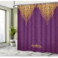 thumbnail image 5 of Ambesonne Purple Shower Curtain, Eastern Royal Palace, 69"Wx84"L, Purple Yellow, 5 of 5