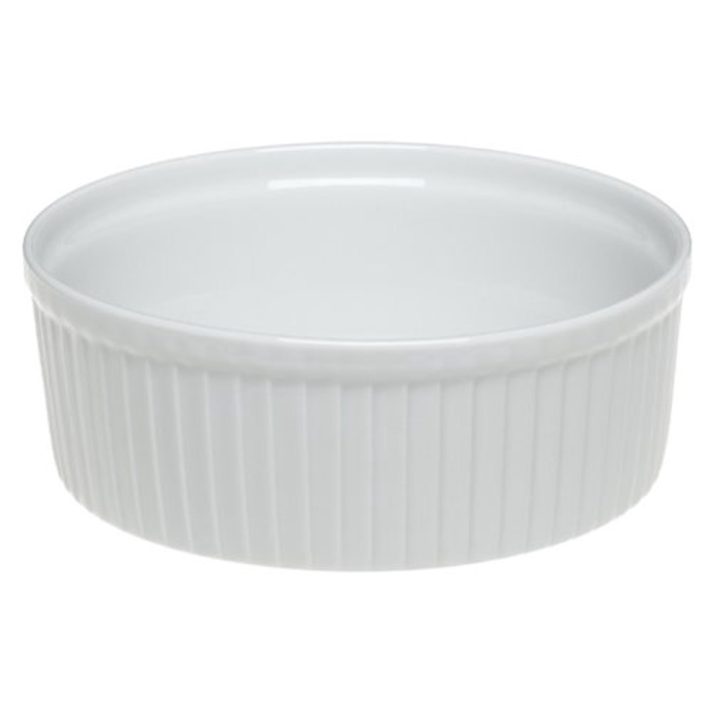 Pillivuyt Porcelain 4Cup, 61/2Inch Classic Pleated Souffle Dish
