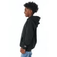 thumbnail image 6 of Unisex Youth Double Dry Action Fleece Pullover Hood, Black - XL, 6 of 9