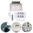 thumbnail image 4 of Bathroom Soap Box Stainless Steel Soap Rack for Storage Use 3Pcs, 4 of 5