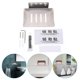 thumbnail image 4 of Bathroom Soap Box Stainless Steel Soap Rack for Storage Use 3Pcs, 4 of 5