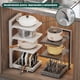 thumbnail image 5 of Organizador de Sartenes y Ollas Altura Ajustable Organizador de Tapas de Ollas Metal Porta Sartenes de Cocina Impermeable y Antioxidante Estante Soporte Separador Negro 6 niveles y 1 soporte de tapa, 5 of 14