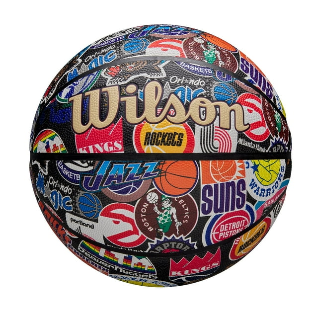 Baloncesto WILSON NBA All Team, retro, multicolor, talla 7 (29,5 cm)