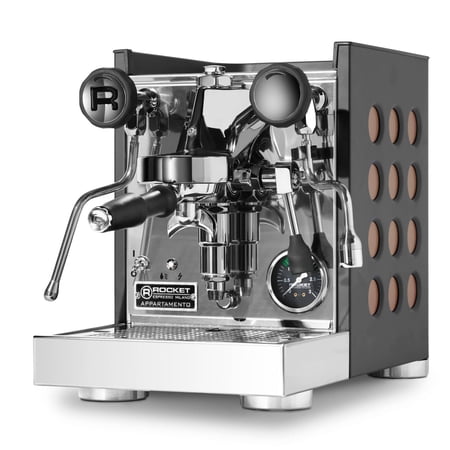 Rocket Espresso Appartamento TCA Espresso Machine (Black/Copper)
