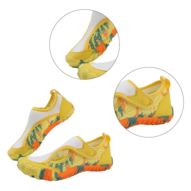 Zapatos acuáticos Aqua Shoes Zapatillas de buceo transpirables para caminar en el lago (29 amarillo)