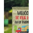 thumbnail image 2 of Printtoo Tan Welcome To Our Home Away From Home Motorhome CampingFlagCustom Personalized Camping Flags For Campers Double Sided CampsiteFlag, 2 of 4