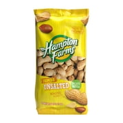 Hampton Farms Unsalted Roasted Jumbo Virginia Peanut Bag, 16 oz