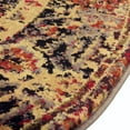 thumbnail image 5 of Unique Loom Saturn Collection Area Rug - Ion (5' 3" Round Black/Cream), 5 of 6