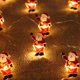 thumbnail image 2 of Guirnalda de luces de Navidad para el hogar, adornos de árbol de Navidad, 2M, 20LED, Papá Noel, muñeco de nieve, alce, 2024, 2 of 5