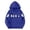 Blue, variant on Boys Girls Halloween Ghost Cat Graphic Pullover Hoodie Black,Size 9-10T