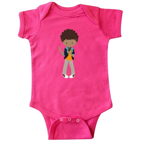 

Inktastic African American Boy Rock Boy Singer In A Band Gift Baby Boy Bodysuit