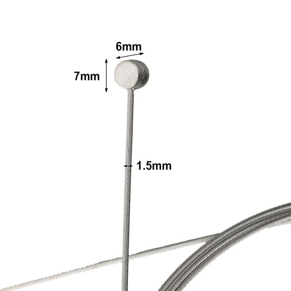 1.8/2M Mtb Bicycle Brake Line Bicycle Derailleur Cable Line Core Fixed Gear Shifter Gear Brake Cable Set Core Inner Wire Parts Mtb Brake Cable