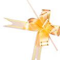 thumbnail image 4 of Toystoory 10pcs Belleza Organza Cinta Lazos Coche Boda Regalo Decoración Envolvente Kits de decoración para fiestas Naranja Toystoory JJ15892-05, 4 of 6