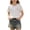 White, variant on Auroural Girls' Summer Dress Round Neck Short Sleeved T-Shirt Baby Bow Embroidery Color Blocked Top Toddler Girls Clothes 2T - 3T