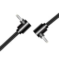 thumbnail image 3 of Cable USB tipo C a USB-C PD de nailon trenzado con codo de 90 grados para Samsung y Tesla, cargador rápido de 60 W, cable USB-C., 3 of 4