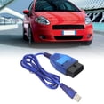 thumbnail image 4 of OBD2 Diagnostic Cable, Wear Resistant Ecu Scanner Tool Cable Heavy Duty  Practical  for Car, 4 of 7