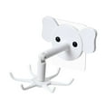 thumbnail image 1 of Cqxid Hooks Under $5 Non-marking Plastic Powerful Kitchen Shelf Multifunctional Rotation No Perforation Rotation Retractable Six Hooks, 1 of 1