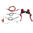 thumbnail image 2 of Ensemble de Frein Hydraulique Modifié, Kit de Réservoir Maître de Frein Hydraulique Plus Lisse 22mm Guidon Réglable pour Moto Tout-Terrain, 2 of 7