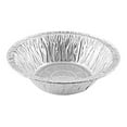 thumbnail image 3 of Handi-Foil 5 3/4" 12 oz. Aluminum Meat Pot Pie Pan w/Clear Dome Lid - (pack of 25), 3 of 6