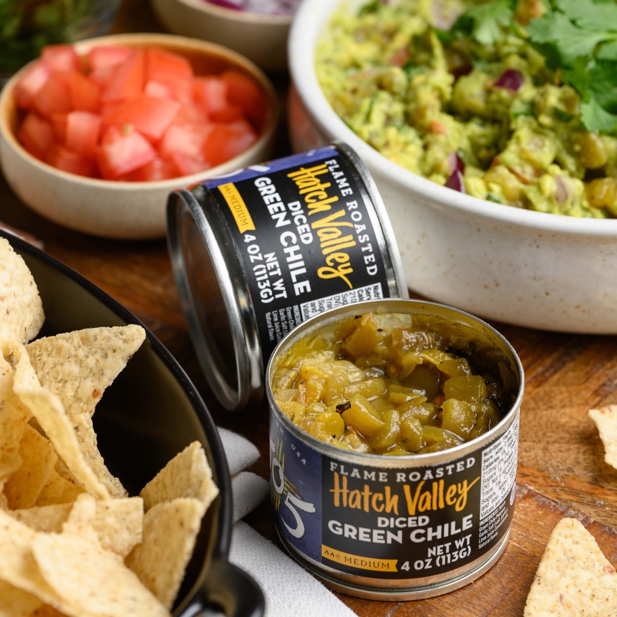 (12 pack) 505 Southwestern Flame Roasted Hatch Valley Diced Green Chile, Medium, 4 oz Can – Green Chiles for Cooking