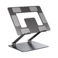 thumbnail image 1 of Tholdsy Soporte para computadora portátil Base de soporte antideslizante de aleación de escritorio Soporte de enfriamiento estable de doble Electrónica Gris, 1 of 6