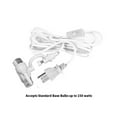 thumbnail image 6 of MAST Plug-In Wall Mount Pendant, 2 Light White Cord/Arm with Diffuser, Textured Oatmeal Shade 14x16x10, 6 of 7