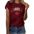 thumbnail image 1 of LUOGENLI T-shirts pour Femmes, T-shirts Décontractés à Manches Courtes Imprimés, Col Rond, Ample, Blouse, Hauts, T-shirts Grande Taille, T-shirts Graphiques, Vin de Pâques, Taille P, 1 of 4