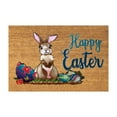 thumbnail image 1 of TIELUTT Funny Easter Bunny Door Mat Warm Welcome Mat Door Mat As A for Easter Home Easter Floor Fall Throws Blankets 100 Carpet Rug Large Living Room Rugs Couch Throw Carpet for Room, 1 of 5