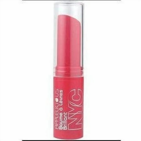 NYC New York Color Applelicious Glossy Lip Balm, 359 Apple Plum Pie, 0.12 Oz.