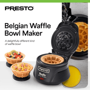 Presto 03500 Belgian Waffle Bowl Maker