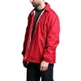 thumbnail image 3 of Men's Waterproof Windbreaker Jacket VOS - Red - Small, 3 of 5