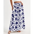 thumbnail image 3 of Pantalones Palazzo BTFBM casuales de cintura alta y pierna ancha para mujer, 3 of 4