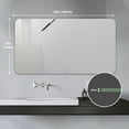 thumbnail image 5 of Bathroom Vanity Mirror , Wall-Mounted Mirror for Bathroom Anti-Fog Waterproof, 5 of 6