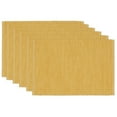 thumbnail image 1 of Design Imports 19" Tonal Placemat in Honey Mustard (Set of 6), 1 of 3