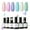 Pastel Aurora, variant on modelones Glitter Gel Nail Polish - 6 Colors Sparkle Silver Gold Pink Gel Polish Kit Soak Off Chrome Platinum Glitter Red Black Nail Polish Set Manicure Nail Art DIY Salon Home Holiday Gift for Women