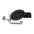 thumbnail image 2 of Chevrolet Bowtie Blacked out Hitch Cover Plug 2 inch post Black, 2 of 2