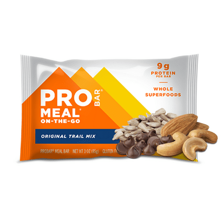 PROBAR - MEAL Bar, Original Trail Mix - Natural Energy, Non-GMO, Gluten-Free, Plant-Based Protein, 12 Count