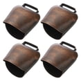 thumbnail image 1 of Unique Bargains 2.3 x 4.8 x 2.6' Mini Cow Bells, 4 Pcs, Red Patina, 1 of 5