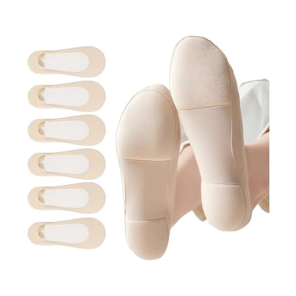Eryueer Padded No Show Socks For Women